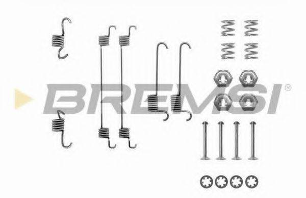 BREMSI SK0650 Комплектуючі, гальмівна колодка