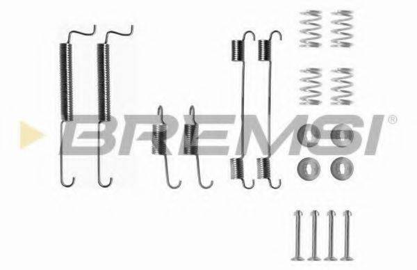 BREMSI SK0795 Комплектуючі, гальмівна колодка