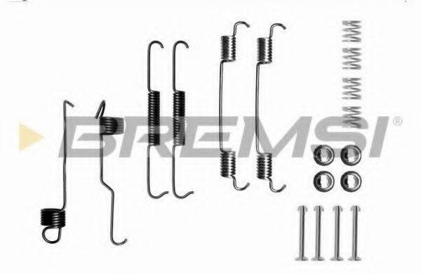 BREMSI SK0804 Комплектуючі, гальмівна колодка