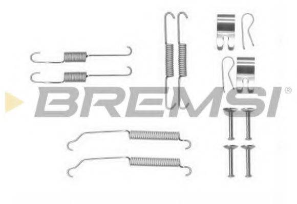 BREMSI SK0882 Комплектуючі, гальмівна колодка