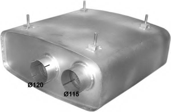 POLMO 6848 Глушник вихлопних газів кінцевий