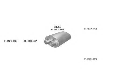 POLMO POLMO01364 Система випуску ОГ