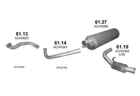 POLMO POLMO05576 Система випуску ОГ