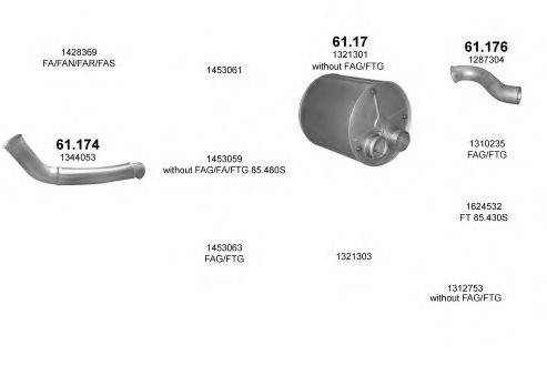 POLMO POLMO05587 Система випуску ОГ