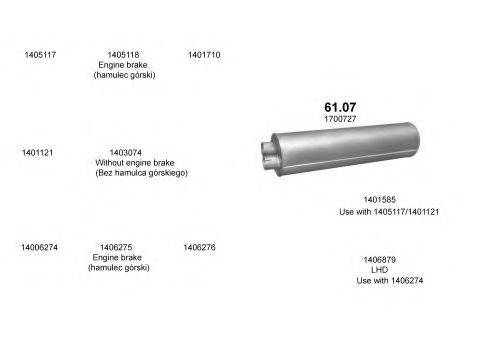 POLMO POLMO06336 Система випуску ОГ