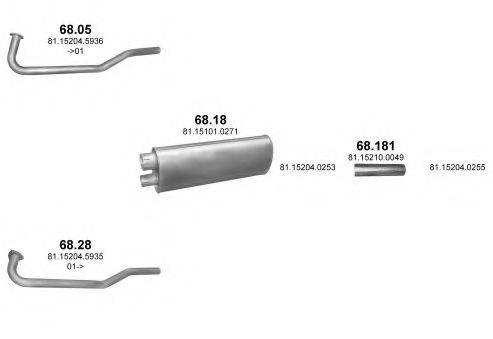 POLMO POLMO07188 Система випуску ОГ