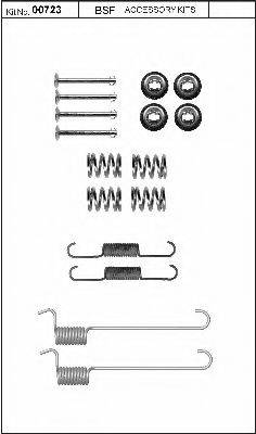 BSF 00723 Комплектуючі, стоянкова гальмівна система