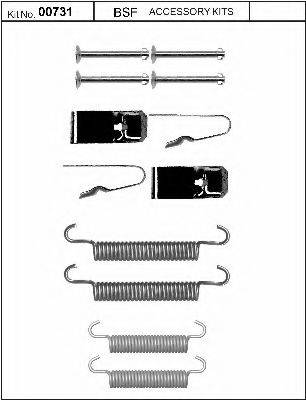 BSF 00731 Комплектуючі, стоянкова гальмівна система