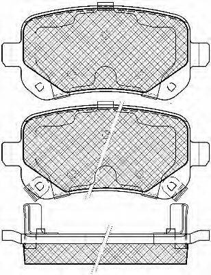 BSF 20024 Комплект гальмівних колодок, дискове гальмо