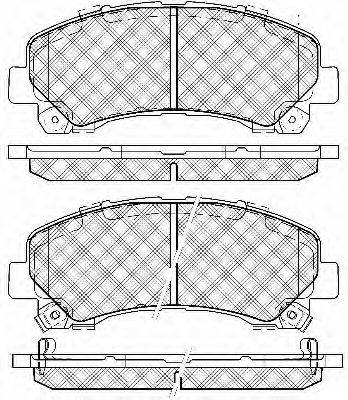 BSF 20053 Комплект гальмівних колодок, дискове гальмо