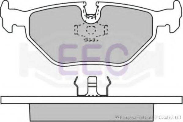 EEC BRP0590 Комплект гальмівних колодок, дискове гальмо