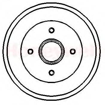 BENDIX 329245B Гальмівний барабан