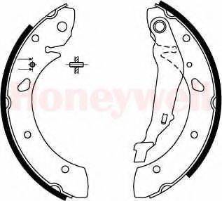 BENDIX 362399B Комплект гальмівних колодок