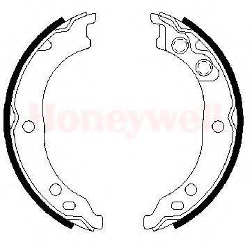 BENDIX 362466B Комплект гальмівних колодок, стоянкова гальмівна система