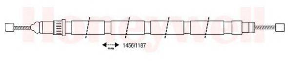 BENDIX 431244B Трос, стоянкова гальмівна система