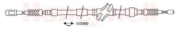 BENDIX 432062B Трос, стоянкова гальмівна система