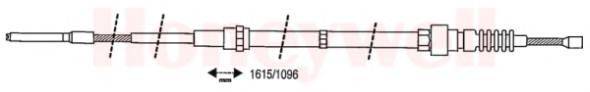 BENDIX 432840B Трос, стоянкова гальмівна система