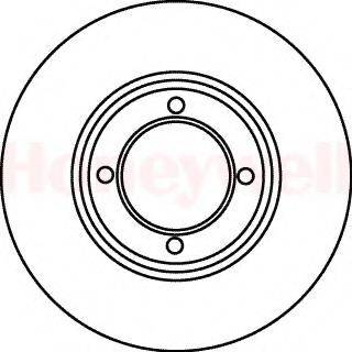 BENDIX 561059B гальмівний диск