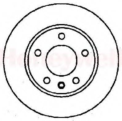 BENDIX 561407B гальмівний диск