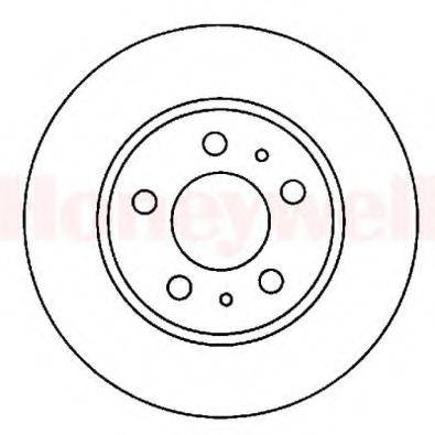 BENDIX 561443B гальмівний диск