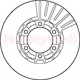 BENDIX 561581B гальмівний диск