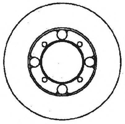 BENDIX 561288B гальмівний диск