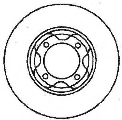 BENDIX 561395B гальмівний диск