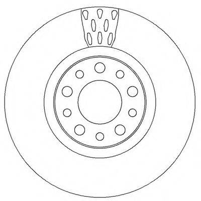 BENDIX 562299B гальмівний диск