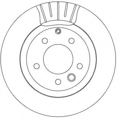 BENDIX 562393B гальмівний диск