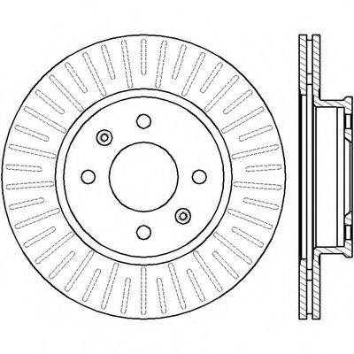 BENDIX 562427B гальмівний диск