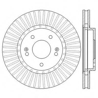 BENDIX 562549BC гальмівний диск