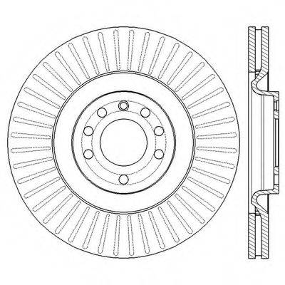 BENDIX 562579BC гальмівний диск