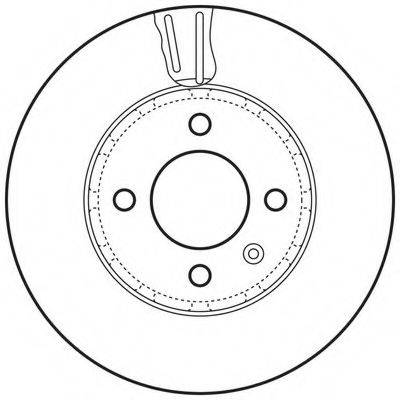 BENDIX 562727BC гальмівний диск