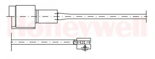 BENDIX 581329 Сигналізатор, знос гальмівних колодок