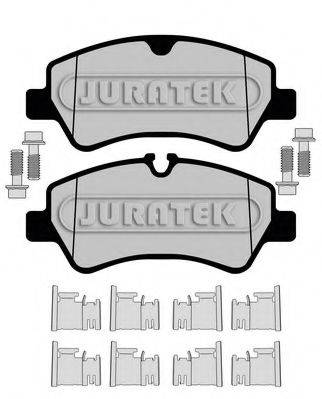 JURATEK JCP8040 Комплект гальмівних колодок, дискове гальмо