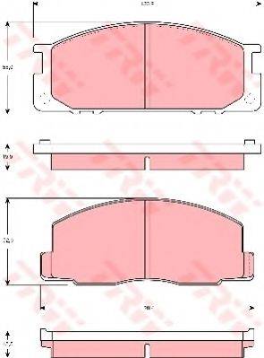 DR!VE+ DP1010100744 Комплект гальмівних колодок, дискове гальмо