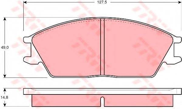 DR!VE+ DP1010100278 Комплект гальмівних колодок, дискове гальмо