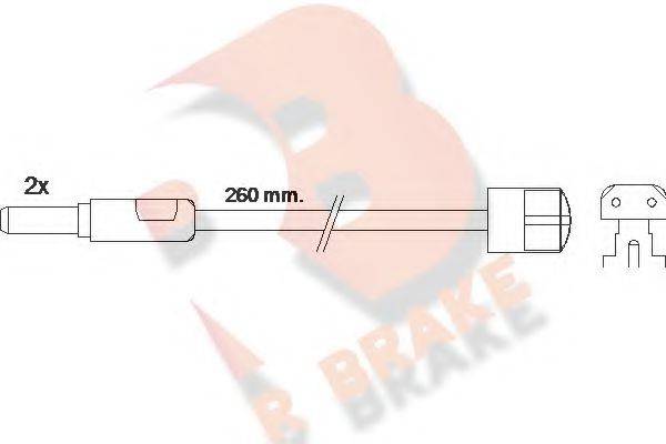 R BRAKE 610319RB Сигналізатор, знос гальмівних колодок