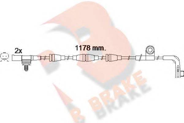 R BRAKE 610481RB Сигналізатор, знос гальмівних колодок