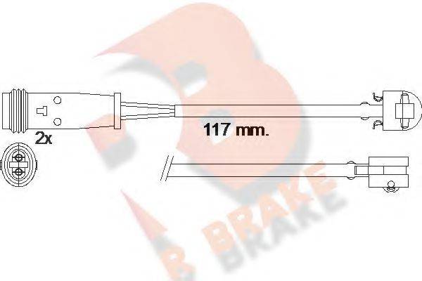 R BRAKE 610612RB Сигналізатор, знос гальмівних колодок