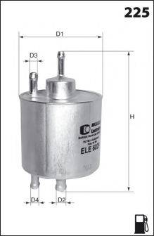 LUCAS FILTERS LFPF028 Паливний фільтр