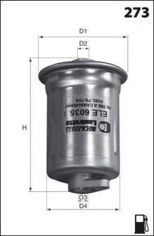 LUCAS FILTERS LFPF054 Паливний фільтр