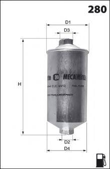 LUCAS FILTERS LFPF021 Паливний фільтр