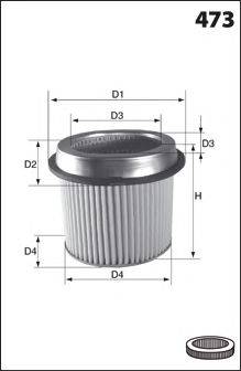 LUCAS FILTERS LFAF358 Повітряний фільтр