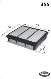 LUCAS FILTERS LFAF445 Повітряний фільтр