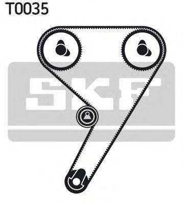 SKF VKMA02005 Комплект ременя ГРМ