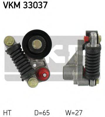 SKF VKM33037 Натяжний ролик, полікліновий ремінь