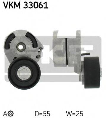 SKF VKM33061 Натяжний ролик, полікліновий ремінь