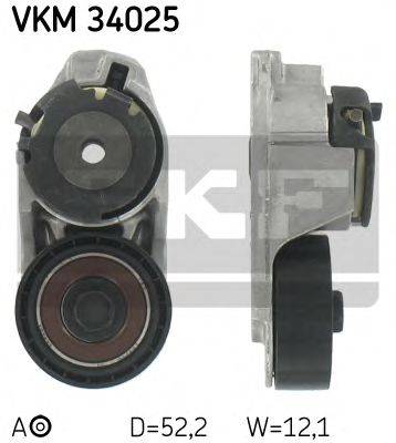 SKF VKM34025 Натяжний ролик, полікліновий ремінь