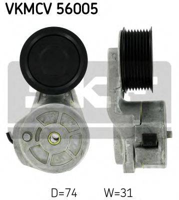 SKF VKMCV56005 Натяжний ролик, полікліновий ремінь